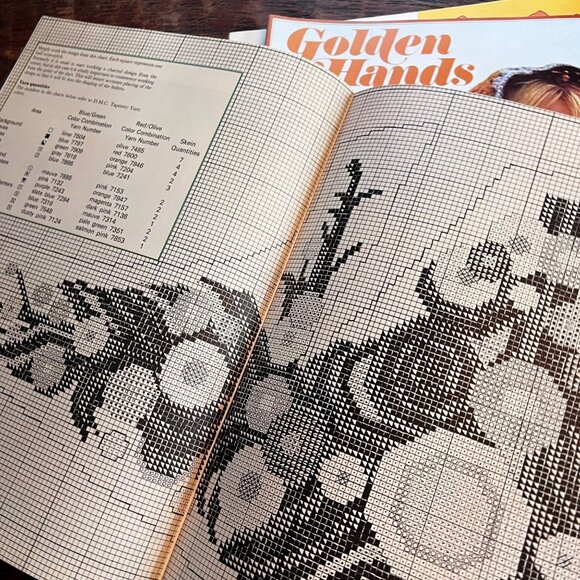 Golden Hands Magazine Set Vol 2 Parts 16 22 23 Crochet Dressmaking Needlepoint P - Picture 12 of 16